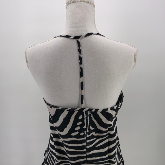 Line & Dot Revolve Street Art Inspired Zebra Tank - Picture 4 of 8